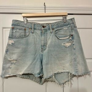 Madewell Plus Size Curvy Mom Jean Shorts